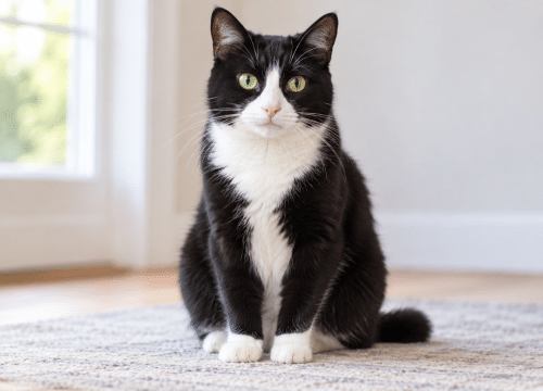 Mèo tuxedo là gì? Nhận biết qua bộ lông đen trắng
